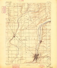 Joliet 1892 topographic map preview