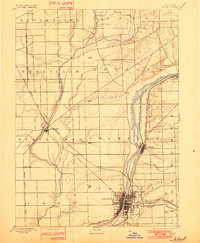Joliet 1892 topographic map thumbnail