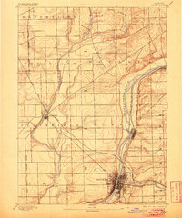 Joliet 1892 topographic map preview
