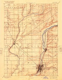 Joliet 1892 topographic map preview