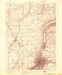 Joliet 1923 topographic map preview