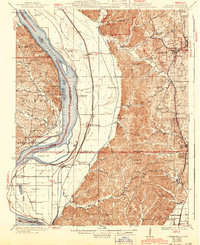 Jonesboro 1923 topographic map thumbnail