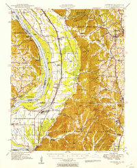 Jonesboro 1947 topographic map thumbnail