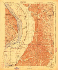 Jonesboro 1923 topographic map thumbnail