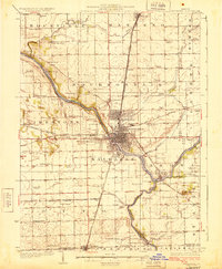 Kankakee 1924 topographic map thumbnail
