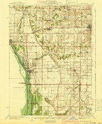 Keithsburg 1941 topographic map thumbnail
