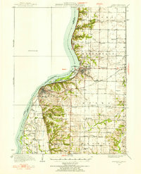 Keokuk 1950 topographic map thumbnail