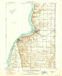 Keokuk 1936 topographic map thumbnail