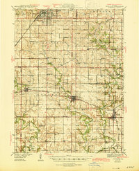 Kewanee 1944 topographic map thumbnail