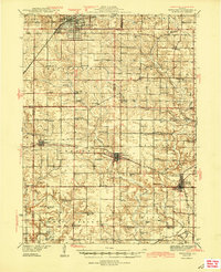Kewanee 1944 topographic map thumbnail