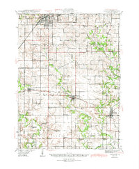 Kewanee 1944 topographic map thumbnail
