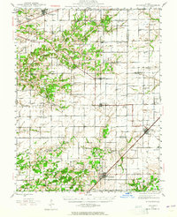 Kinmundy 1945 topographic map thumbnail