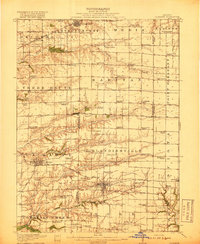 La Harpe 1918 topographic map thumbnail