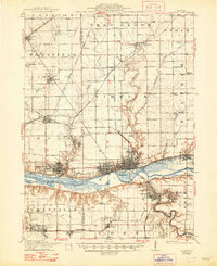 La Salle 1913 topographic map thumbnail