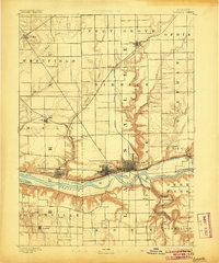 La Salle 1893 topographic map thumbnail