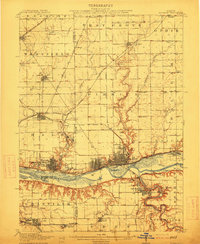 La Salle 1913 topographic map thumbnail