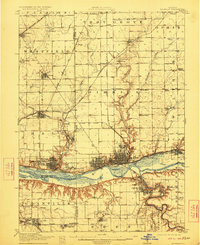 La Salle 1913 topographic map thumbnail