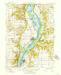 Lacon 1933 topographic map preview