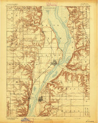 Lacon 1893 topographic map preview