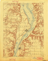 Lacon 1893 topographic map preview
