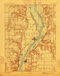 Lacon 1893 topographic map preview
