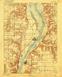 Lacon 1893 topographic map preview