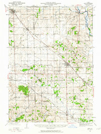 Lena 1942 topographic map preview