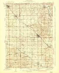 Lena 1943 topographic map preview