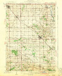 Lena 1943 topographic map preview
