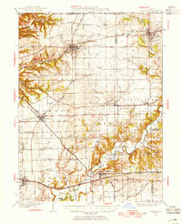 Mackinaw 1928 topographic map thumbnail