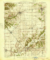 Mackinaw 1932 topographic map preview
