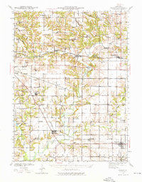 Maquon 1941 topographic map preview