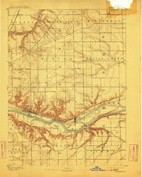 Marseilles 1892 topographic map thumbnail