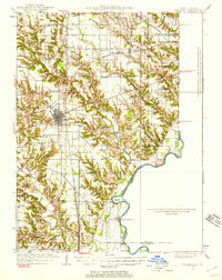 Marshall 1932 topographic map preview