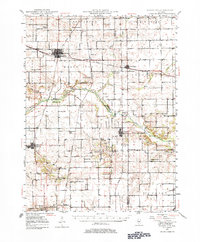 Mason City 1948 topographic map thumbnail