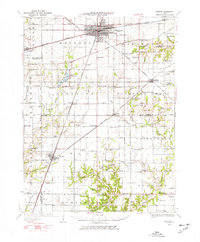 Mattoon 1934 topographic map preview