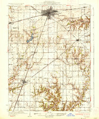 Mattoon 1937 topographic map thumbnail