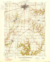 Mattoon 1937 topographic map thumbnail