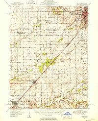 McLean 1951 topographic map preview