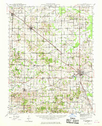 McLeansboro 1942 topographic map thumbnail