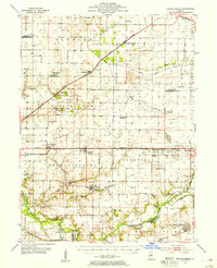 Mechanicsburg 1954 topographic map thumbnail