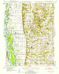 Mendon 1946 topographic map preview