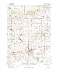 Mendota 1952 topographic map thumbnail
