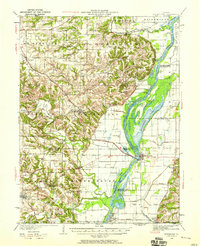 Meredosia 1928 topographic map thumbnail