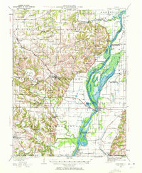 Meredosia 1928 topographic map thumbnail