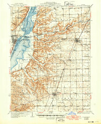 Metamora 1937 topographic map thumbnail