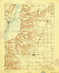 Metamora 1893 topographic map thumbnail