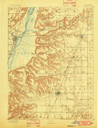 Metamora 1893 topographic map thumbnail
