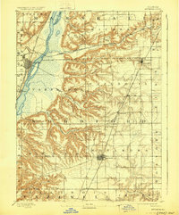 Metamora 1893 topographic map thumbnail