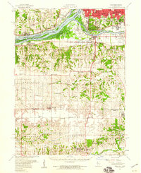 Milan 1953 topographic map preview